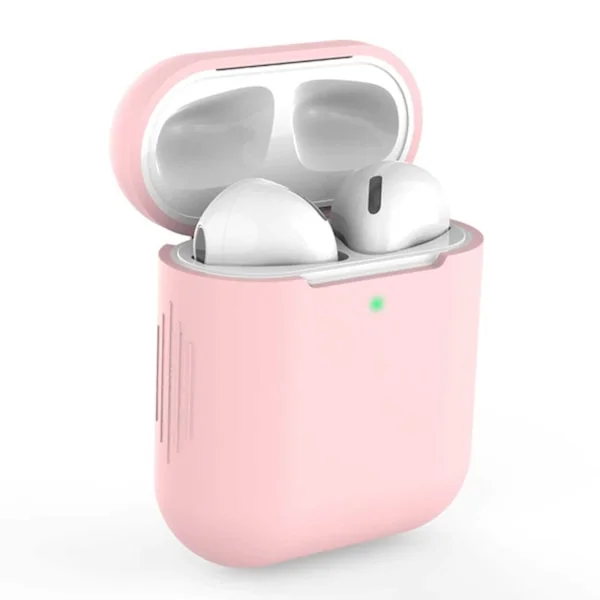 Light Pink Apple Airpods 1/2 Case Case ShockProof Beskyttelseskasse