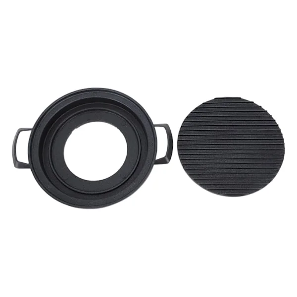 Japansk Mini Hibachi Grill Aluminiumlegering Bärbar Bordsgrill Liten Cirkel