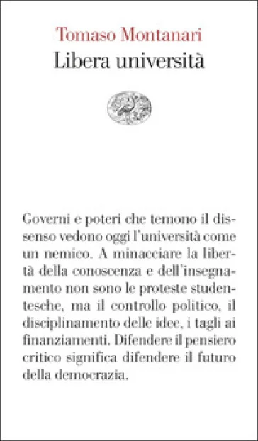 Libera università Tomaso Montanari