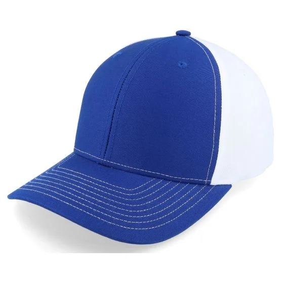 Richardson - Blå adjustable Caps - 312 Split Royal/White Adjustable @ Hatstore