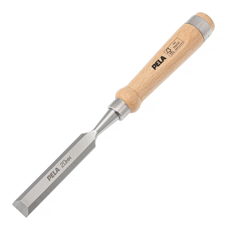 PELA 548293 Stämjärn med trähandtag 20 mm, Handverktyg