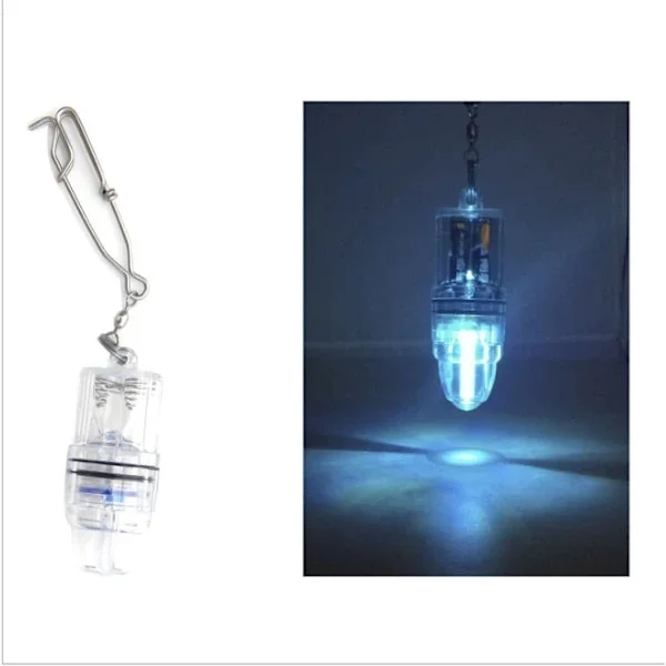 Ny 2026 Deep Drop LED Fiske Ljus Fiske Drag Lampa Undervattens Fiske Drag Lampa Hk Blå (lysande) Blå