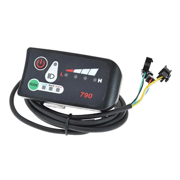24V/36V/48V Elcyklar Cykel 790 LED Display Kontroller Plastpanel Elcykeltillbehör