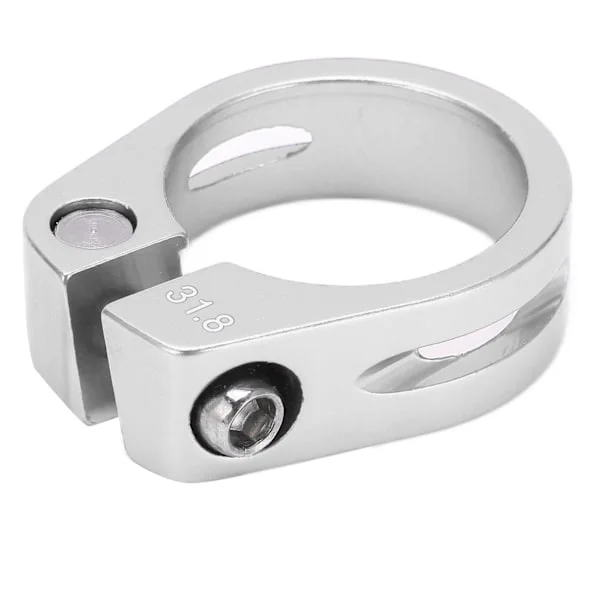 Sykkel Setepinneklemme Terrengsykkel Landeveissykkel Lås Setepinne Aluminium Legering Setepinneklemme Sølv