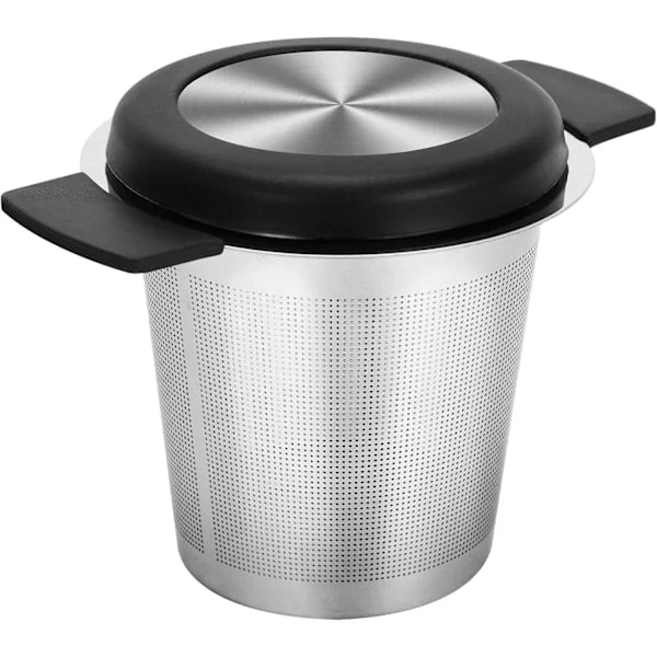 Ekstra finmasket te-infuser i rustfrit stål, te-si til løs te, te- og kaffefilter med stor kapacitet