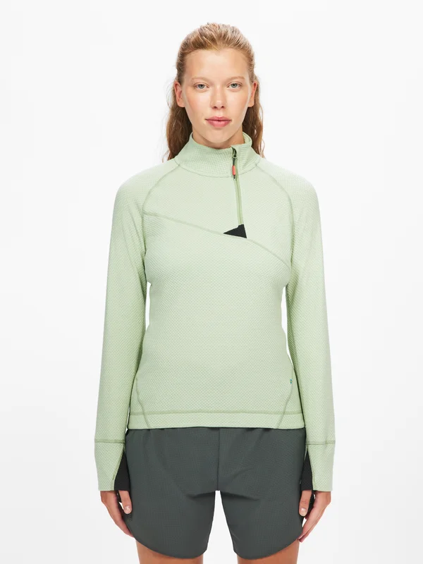 Klättermusen Huge Half Zip Genser Dame - Sea Foam - L