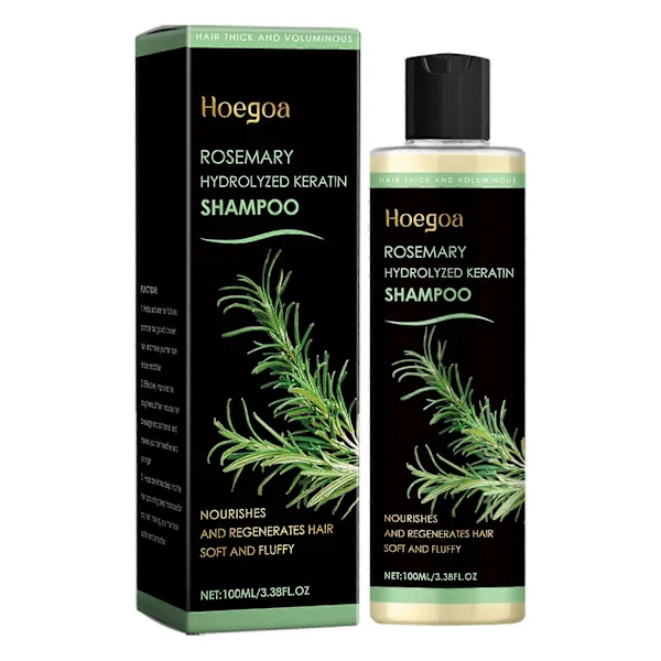 Rosmarin Fortykkende Shampoo Til Fint Fedtet Hår Plantebaseret Oliekontrol Shampoo Til Volumengivning