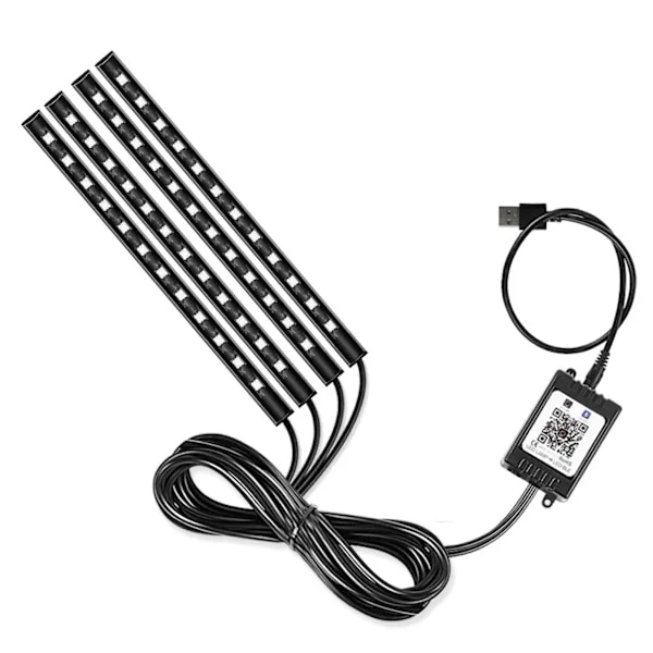 LED-list LED-innerbelysning bil, 4 LED-lister