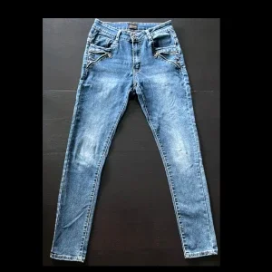 Blå skinny jeans Chica London