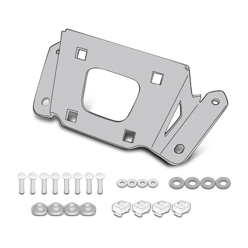 Kit Montaggio Parabrezza Scooter Givi A-A - Piaggio Beverly 300 HPE 2021-2024