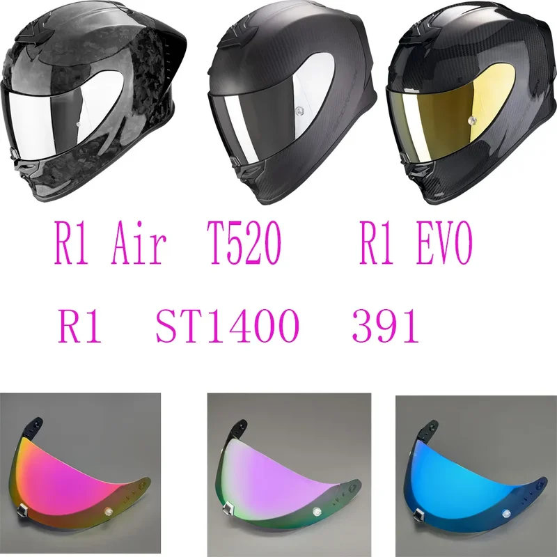 AliExpress - Visière de casque EXO 520 pour casques intégraux de moto, lentille de remplacement pour Scorpion Exo 1400 Carbon, R1 Air & EXO 520 391