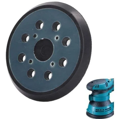 125 mm slipplatta kompatibel med Makita ersätter BO5010 BO5041 8-håls slipplattor