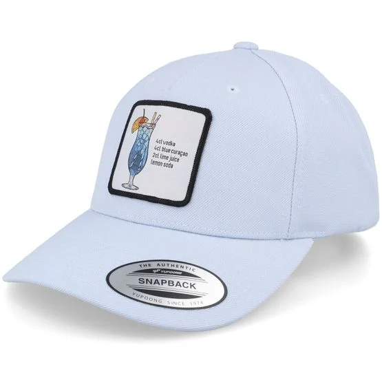 Iconic - Blå adjustable Caps - Blue Lagoon Cocktail Patch Ballad Blue Adjustable @ Hatstore