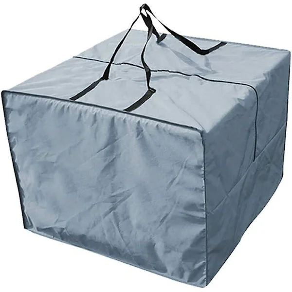 Oppbevaringspose for puter - Slitesterk 210D oppbevaringspose for hageputer, utendørs putetrekk med glidelås og kapasitet 81x81x61cm