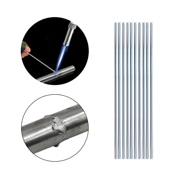 20 stk aluminium flussfylt sveisetråd, lett smeltende sveisestang for-FX- 33CM*3.2mm