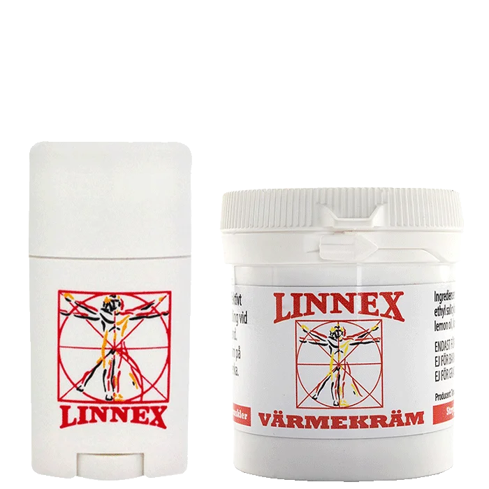 Linnex Stick Liniment 50 g + Värmekräm Burk 100 ml