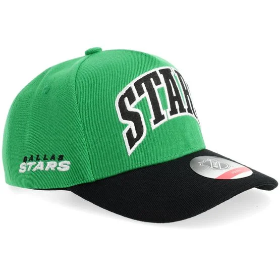 Outerstuff - NHL Vihreä adjustable Lippis - Kids Dallas Stars Mvp Pro Pinch Green/Black A-frame Adjustable @ Hatstore