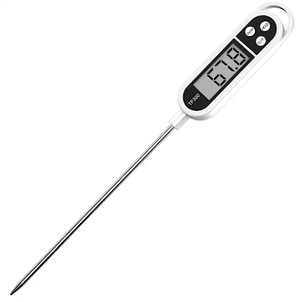 Digitalt Direkteavlesende Kjøtttermometer Kjøkken Matlaging Mat Godteri Termometer for Olje Fritering BBQ Grill Røyk Termometer