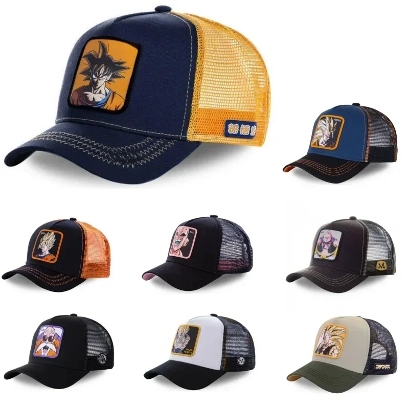 AliExpress - Nouveau Dragon Ball Son Goku casquette été voyage casquette à visière hommes broderie Hip-Hop casquette Style pare-soleil réglable 