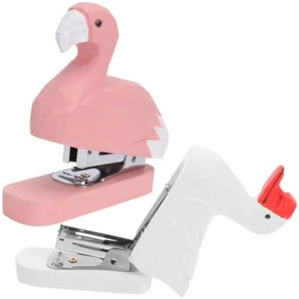 2-pack Animal Stapler Office Supplies for Women Desk Accessories Fun Desk Accessories Handheld Stapler Home Stapler Fun Gi