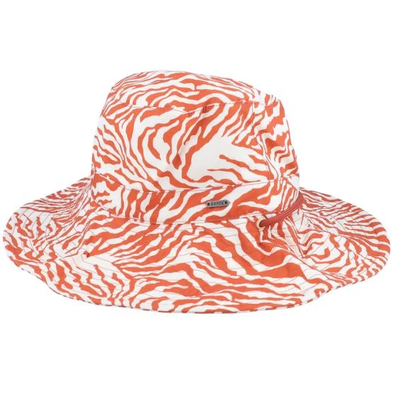 Barts - Rot bucket Hut - Anapu Hat Rust Bucket @ Hatstore Damen Herren Baumwolle Größe S/M 55-58cm Zebra-Muster