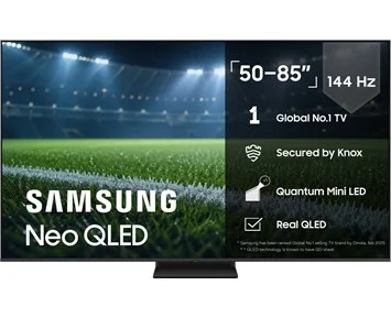 Samsung-TQ85QN80FAUXXC-Samsung 85" QN80F 4K Neo QLED Mini LED Smart TV-Tv-75 tommer og større
