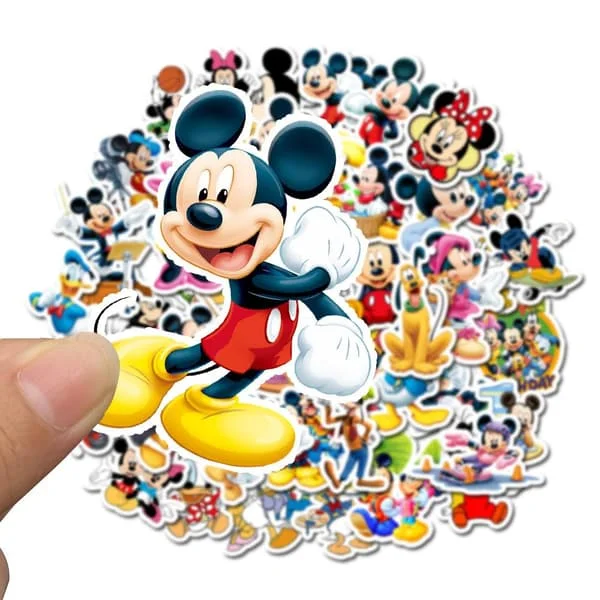 50 klistermærker klistermærker - Mickey Mouse - Disney - Tegnefilm