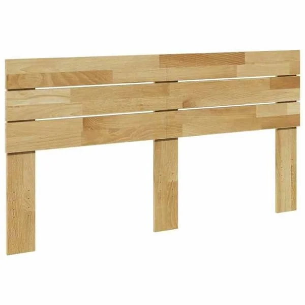 vidaXL Sänggavel 140 cm massiv ek, panelgavel, massiv trä sänggavel, sänggavel för säng 851979