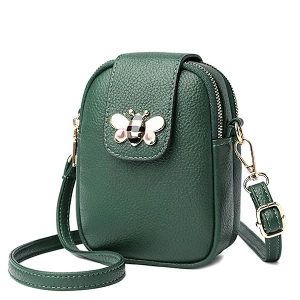 Women's All-Purpose Crossbody Bag Fashion Mobile Phone Bag Leather Crossbody Bag Gift