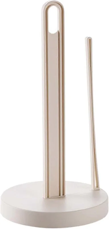 Kreativ rullpapirholder, benkeplate kjøkkenoppbevaringshylle for kjøkken, innendørs restaurant, vaskerom, beige