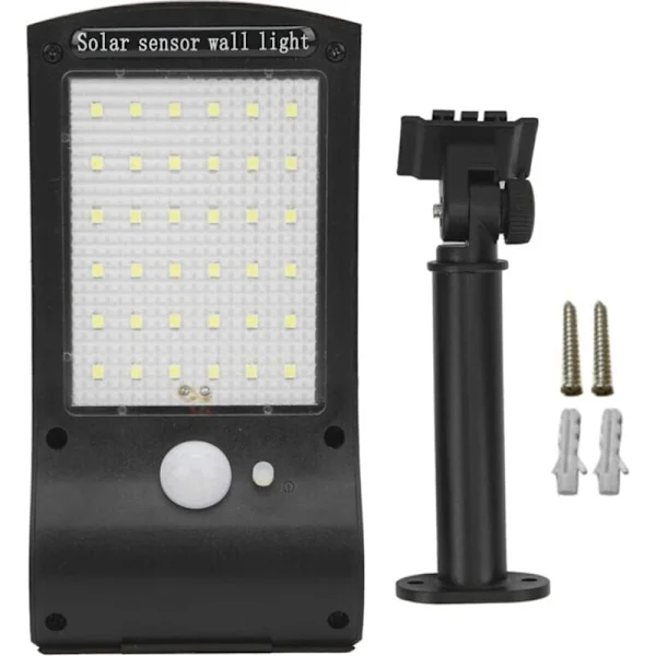 48LED Solcellslampor Utomhus Rörelsesensorljus Tillbehör för Garage Trädgård