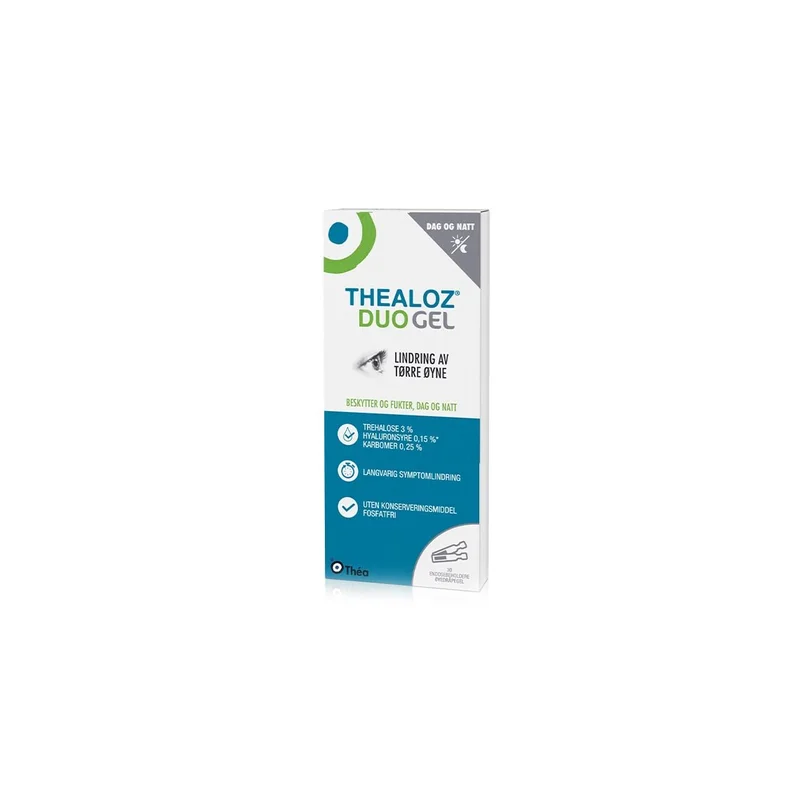 Thealoz Duo Gel - Øyedråper 30 stk endosebeholdere