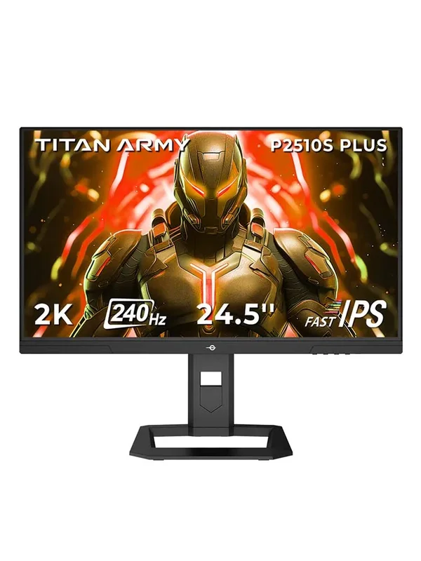 AliExpress - TITAN ARMY P2510S PLUS Flacher 16:9,24,5 Zoll Fast IPS QHD 240Hz Gaming-Monitor, 2560×1440 Auflösung, HDR500 Visuals, VESA 100×100