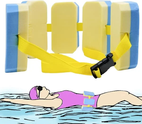 Kids Swim Belt, Floating Swim Board for Beginners, Swim Training Float Belt for Kids, Water Aid Safety Belt