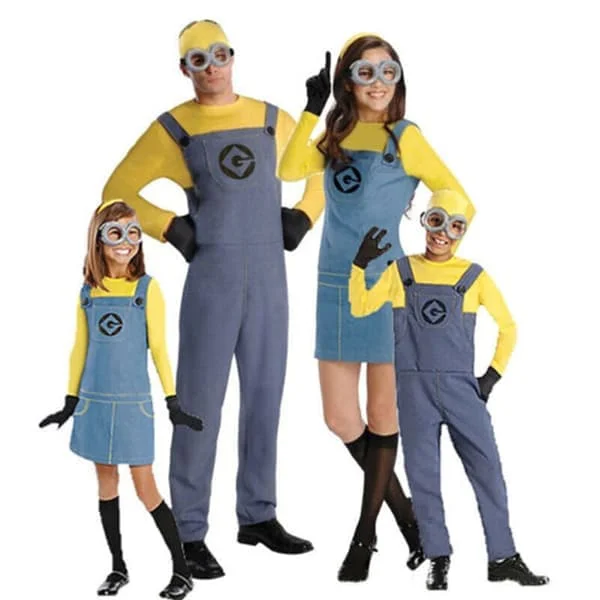Minions Kostyme Cosplay Grusomme Meg Gutter Jenter Klær Gutter Gutter M Gutter