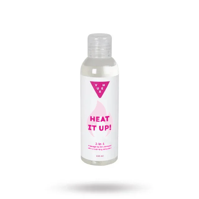 VUXEN HEAT IT UP! - VARMENDE MASSAGEGEL & GLIDECREME 150 ML