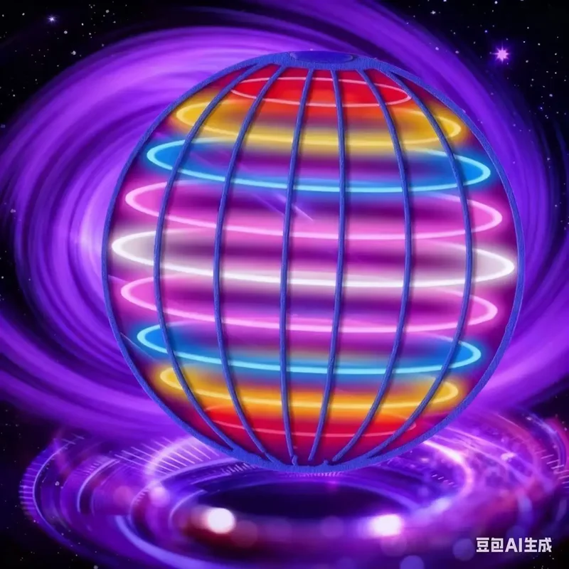 AliExpress - Boomerang Flyorb Magic Flying Ball mit LED-Leuchten Drone Hover Ball Fly Nova Orb Flying Spinner Fidget Toys Geschenk für Kinder