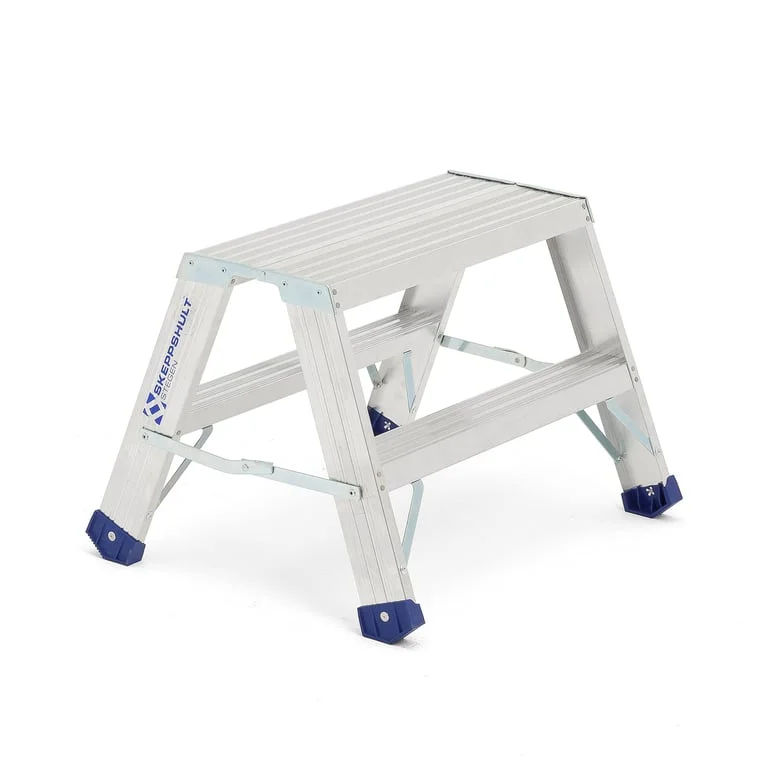 Doppelseitige Stehleiter CREST, 2 Stufen, H 475 mm