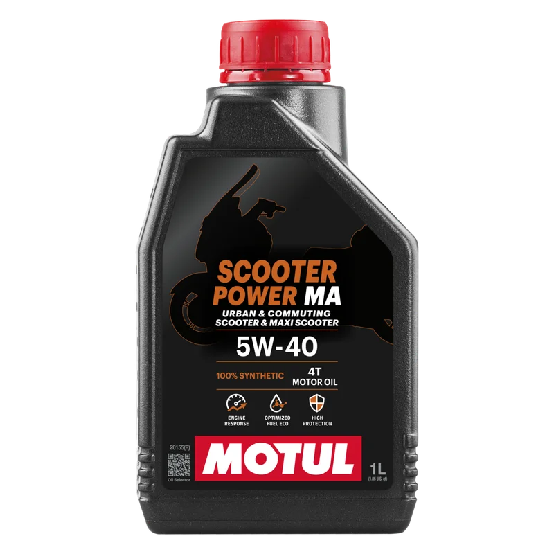 Olie 4T Synthetisch Motul Scooter Power 5W40 1L