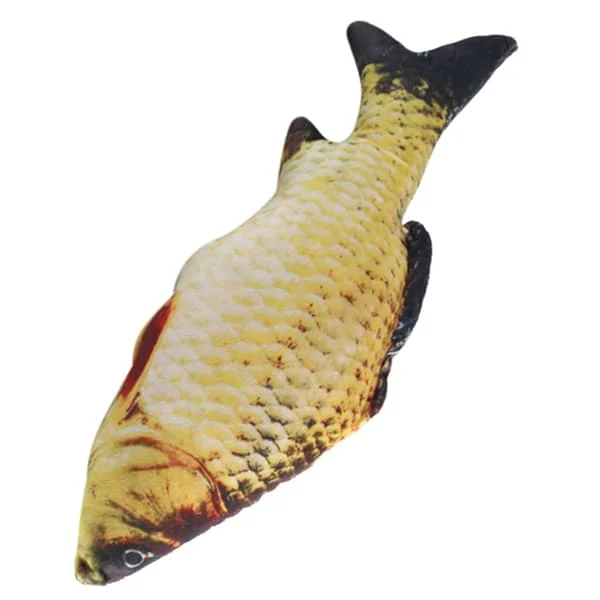 Kreativ 3D Karpfiskformad Simuleringskudde Prydnadskudde Barnpresent Soffa Heminredning 40cm