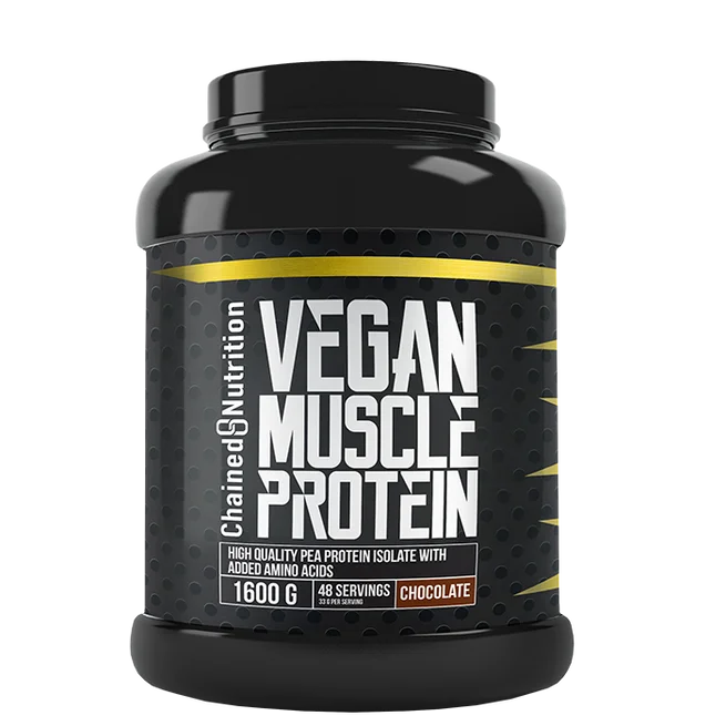 Laktosefri Proteinpulver Chained Nutrition Vegansk muskelprotein 1600 g, Chocolate - Bodyman.dk