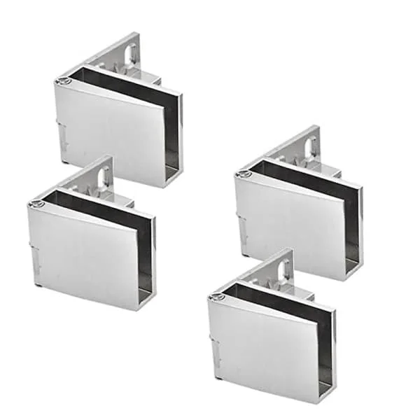 4-pack glasgångjärn för glasdörrar, skåpdörrar, vinskåpsdörrar, etc.