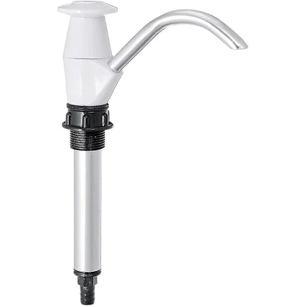 Dricksvattenpump, manuell vattenpump, handtrycksvatten, husvagn diskho seglarpump (vit)