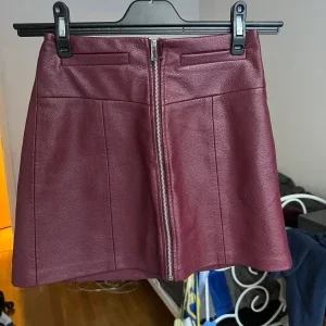 Faux leather skirt
