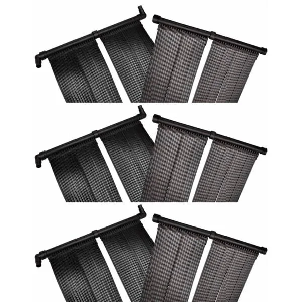 vidaXL Solfångare till pool 6 st 80x620 cm