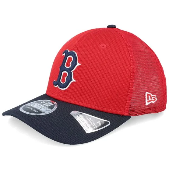 New Era - MLB - Red - trucker - Cap - Boston Red Sox MLB Batting Practice Red/Navy Trucker - Hatstore