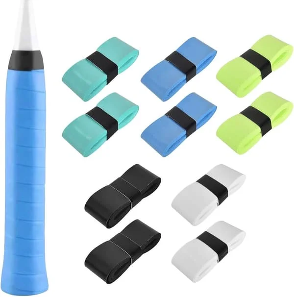 10-pack Racketgrepp Racketgreppstejp Flerfärgad Racketgreppstejp Badminton Grepptejp Tennisracket Grepptejp Tennisracket Halkskydd Grepptejp Grepp