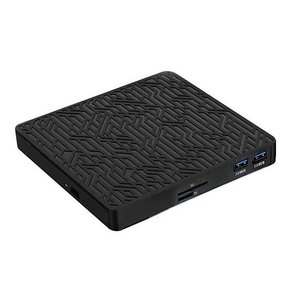 Ekstern Blu-ray-drev, USB 3.0 Type-C CD DVD-brænder med 3D Blu-ray-afspiller, Multifunktionelt eksternt DVD-drev til bærbar computer MacBook Air