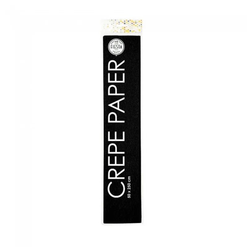 Kreppipaperi 50x250 cm - musta