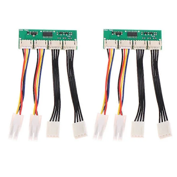 [RM]S19K Pro Fan Simulator 12V 4-In-1 Square 4Pin Fan Simulator for Bitmain Antminer Fan Speed Simulator [DB]